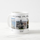Mug Photos personnalisées modifier texte vacances souv (Devant gauche)