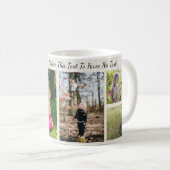 Mug Photos personnalisées/Texte Élégant minimaliste gr (Devant droit)