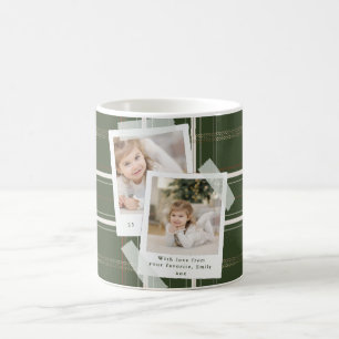 Mug Photos traditionnelles Plaid Cosy Cabine Green Che
