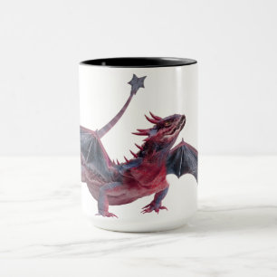 Mug photoshop imaginaire dragon