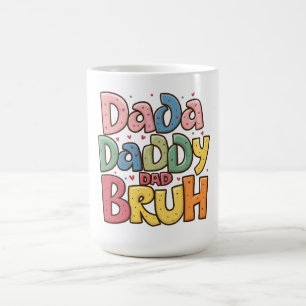 Mug Phrase artistique ludique sur la paternité