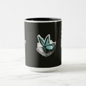 Mug Phrase autocollante cap (Centre)