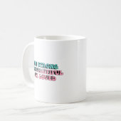 Mug phrases de motivation sur l'attitude positive (Devant gauche)