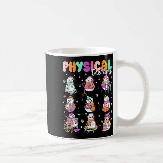 Mug Physical Therapy Christmas Shirt Pt Christmas Snow (Droite)