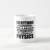 Mug Physicien scientifique| Cadeau d'étude de physique (Centre)