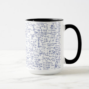 Mug Physics équations dans Blue Pen //