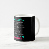 Mug Physics formula Joke (Devant droit)
