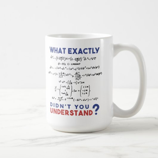Mug Physics formula Joke (Droite)
