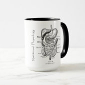 Mug Physiologie nutritionnelle aucunes entrailles (Devant droit)