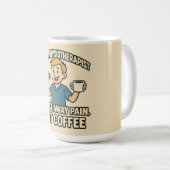 Mug Physiothérapeute amusant Conception de l'amateur d (Devant droit)