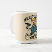 Mug Physiothérapeute amusant Conception de l'amateur d (Devant gauche)