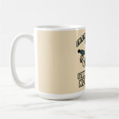 Mug Physiothérapeute amusant Conception de l'amateur d (Gauche)