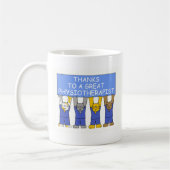 Mug Physiothérapeute merci (Gauche)