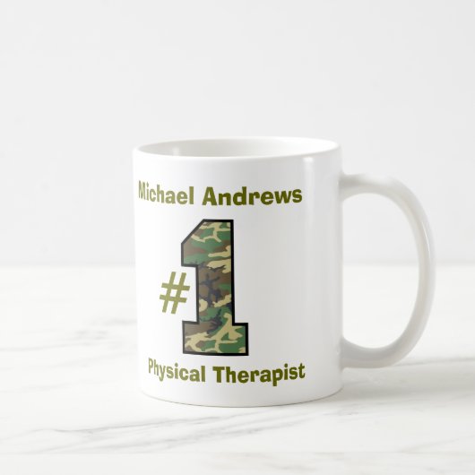 Mug Physiothérapeute V5q du numéro un (Droite)