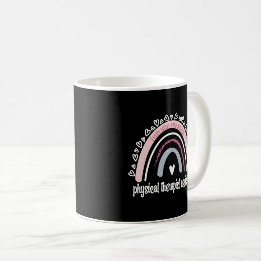 Mug Physiothérapie Assistant Rainbow Pta Physique (Devant droit)