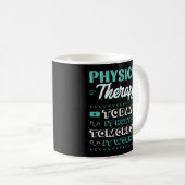 Mug Physiothérapie Physiothérapie Pt Rehab Therapist (Devant droit)