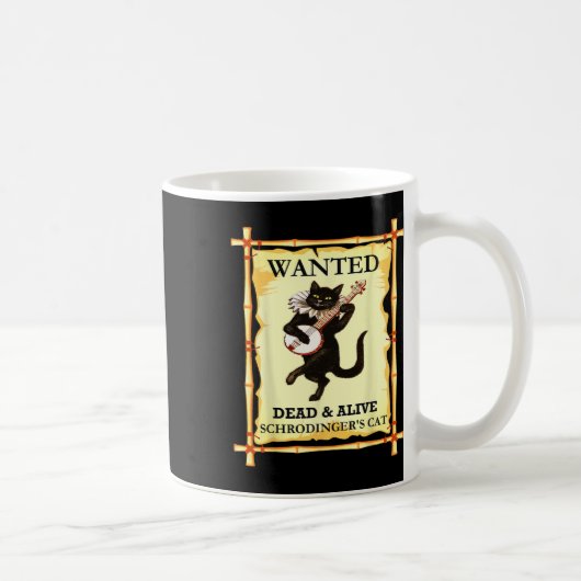 Mug Physique Chat de Schrodinger Physicien quantique (Droite)