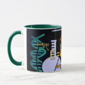 Mug Physique E=mc2 conception colorée (Gauche)