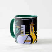 Mug Physique E=mc2 conception colorée (Devant gauche)