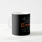 Mug Physique Math Formule Enseignant Formation EMC2 (Devant gauche)