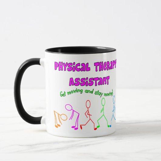Mug Physique Thérapie Assistant Personnages en allumet (Gauche)