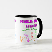Mug Physique Thérapie Assistant Personnages en allumet (Devant droit)