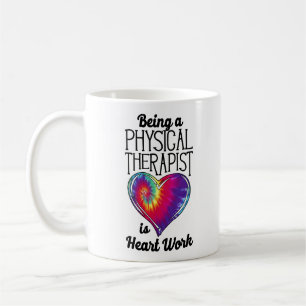 Mug Physothérapie Assistant Thérapie Tie Dye Heart