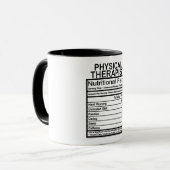 Mug Phytothérapeute Faits nutritionnels (Devant gauche)