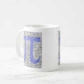 Mug Pi 3.14 à cent chiffres (Devant gauche)