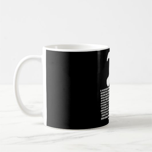 Mug Pi 3.14 Math Irrationnel Nombre Math Cadeau (Gauche)