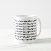 Mug Pi au 69e chiffre (Devant droit)