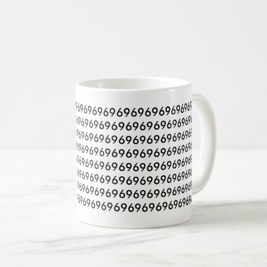 Mug Pi au 69e chiffre (Devant droit)