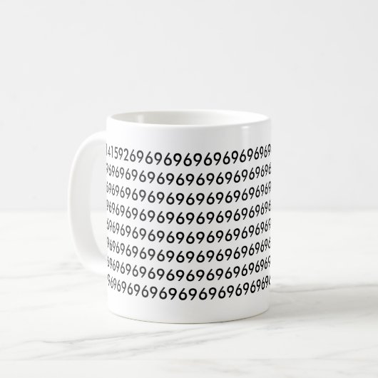 Mug Pi au 69e chiffre (Devant gauche)