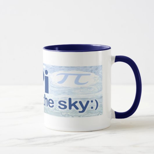 Mug Pi dans le ciel par des studios de Mudge (Droite)