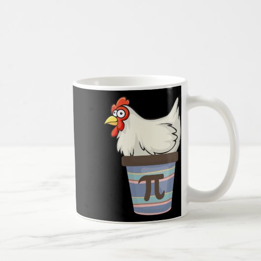 Mug Pi Day 2025 Math Lover Mathématiques Pot de poulet (Droite)