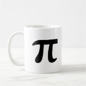 Mug Pi en écriture noire (Gauche)