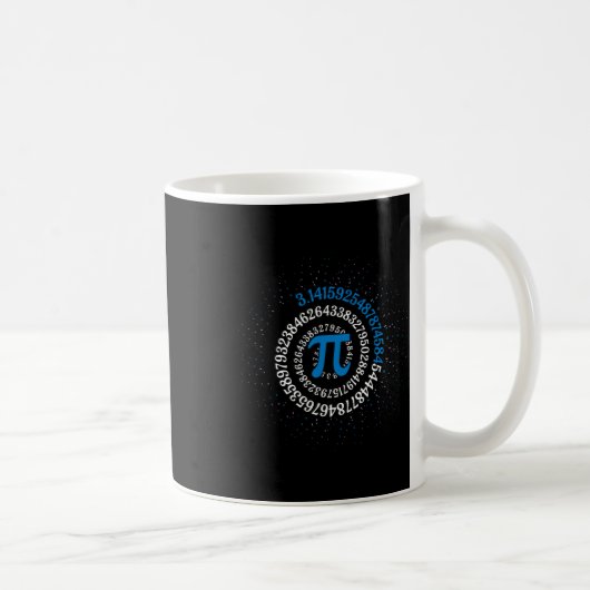Mug Pi Jour Math Geek Nerd 3.1415 Numéro Irrationnel P (Droite)
