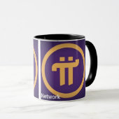 Mug Pi Network Experience avec des conceptions Customi (Devant droit)