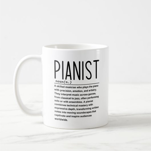 Mug Pianiste (Gauche)