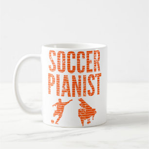 Mug Pianiste de football Joueur de piano Cadeau de s