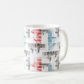 Mug Pianiste mains motif (Devant droit)