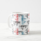 Mug Pianiste mains motif (Devant gauche)