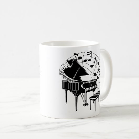 Mug Piano (Devant droit)