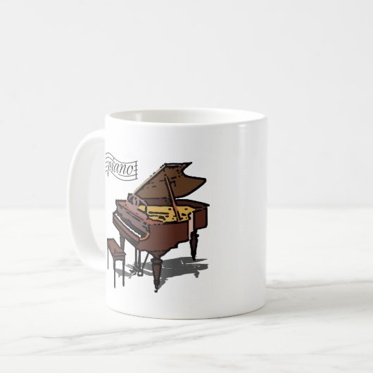 Mug Piano à queue (Devant gauche)
