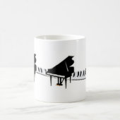 Mug Piano à queue et clavier (Centre)