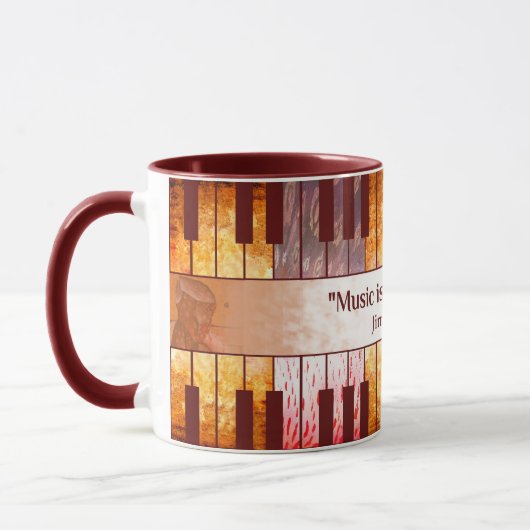 Mug piano café 2 (Gauche)