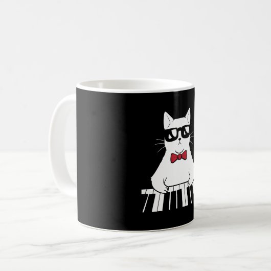 Mug Piano Cat (Devant gauche)