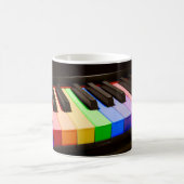 Mug Piano d'arc-en-ciel (Centre)