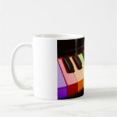 Mug Piano d'arc-en-ciel (Gauche)