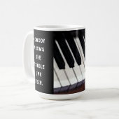 Mug Piano Enseignant Pianiste (Devant gauche)